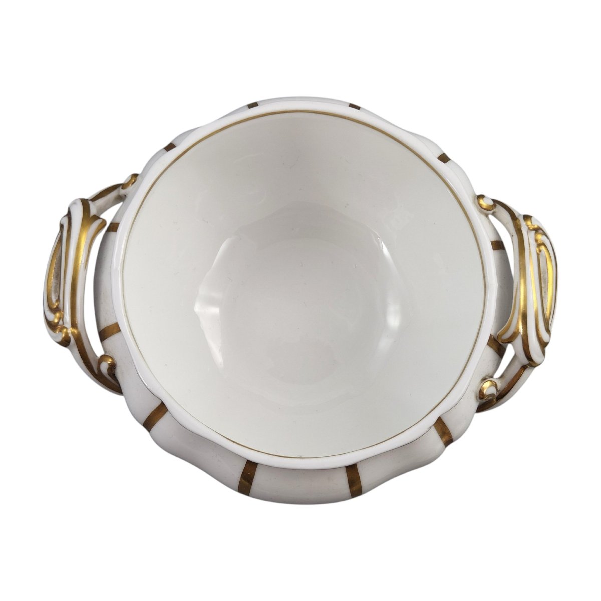 Davenport Victorian Bone China Sauce Tureen Set, C.1845-1860-photo-4