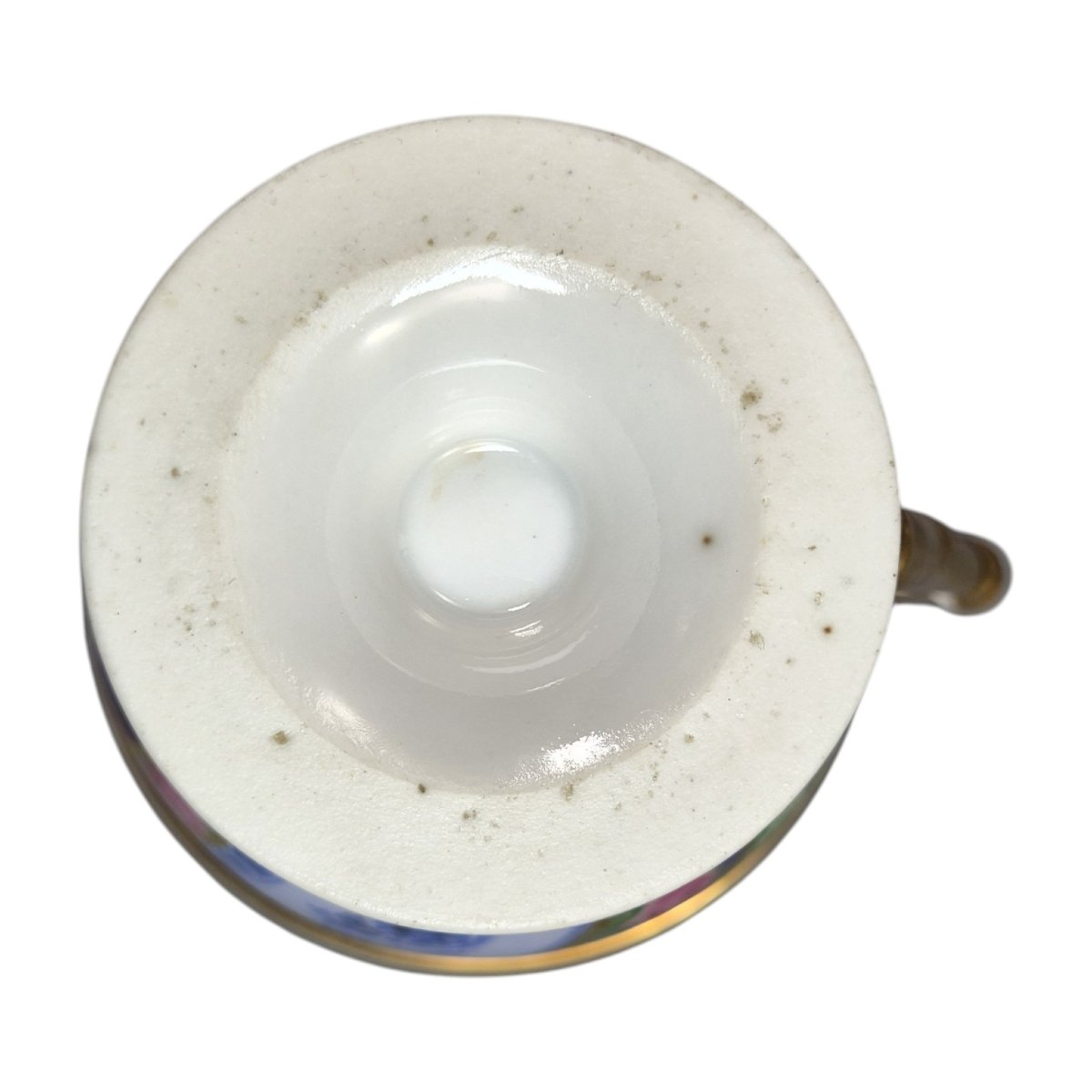 Tasse litron et soucoupe en porcelaine de Vieux Paris à tête de lion, vers 1820-photo-5