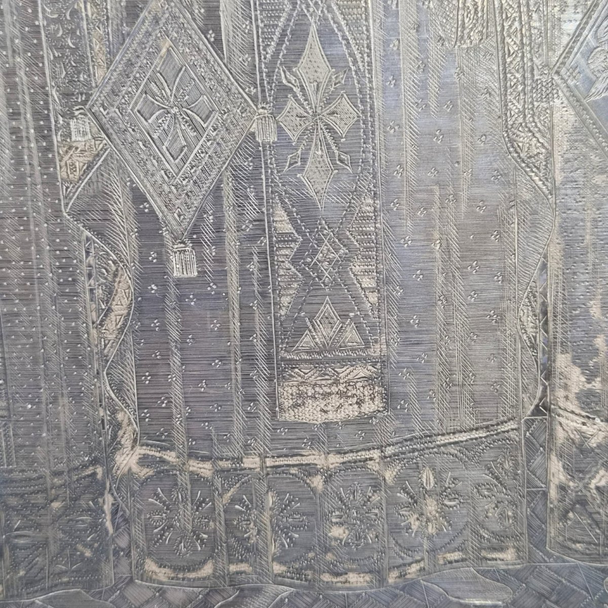 Icône des Trois Hiérarques en argent 84, Grünbaum, Reval, 1884-photo-3