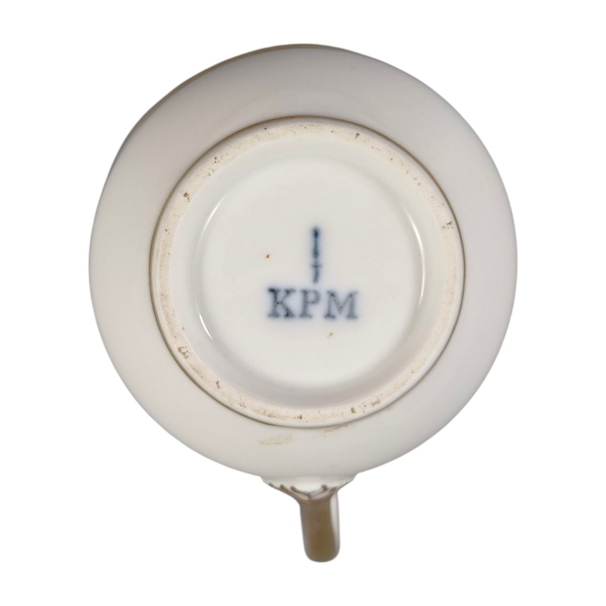 KPM Berlin, Tasse de cabinet en porcelaine à vue de la Pfaueninsel, vers 1840-photo-4