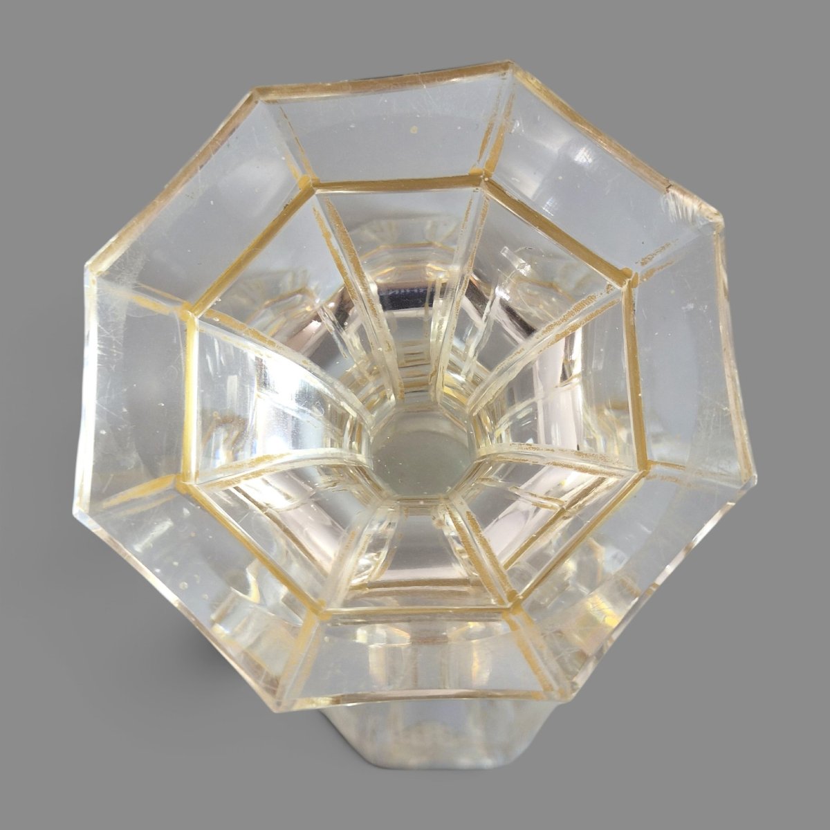 Moser Bohemian Engraved Crystal Römer Goblet With Gilding, C.1860-1875-photo-1