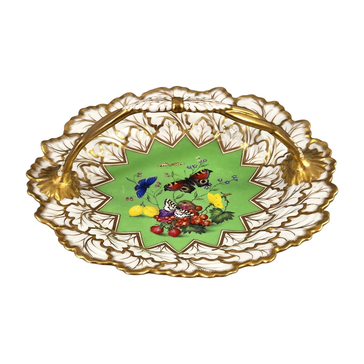 Flight, Barr & Barr Worcester Porcelain Basket, C.1820-1825-photo-3