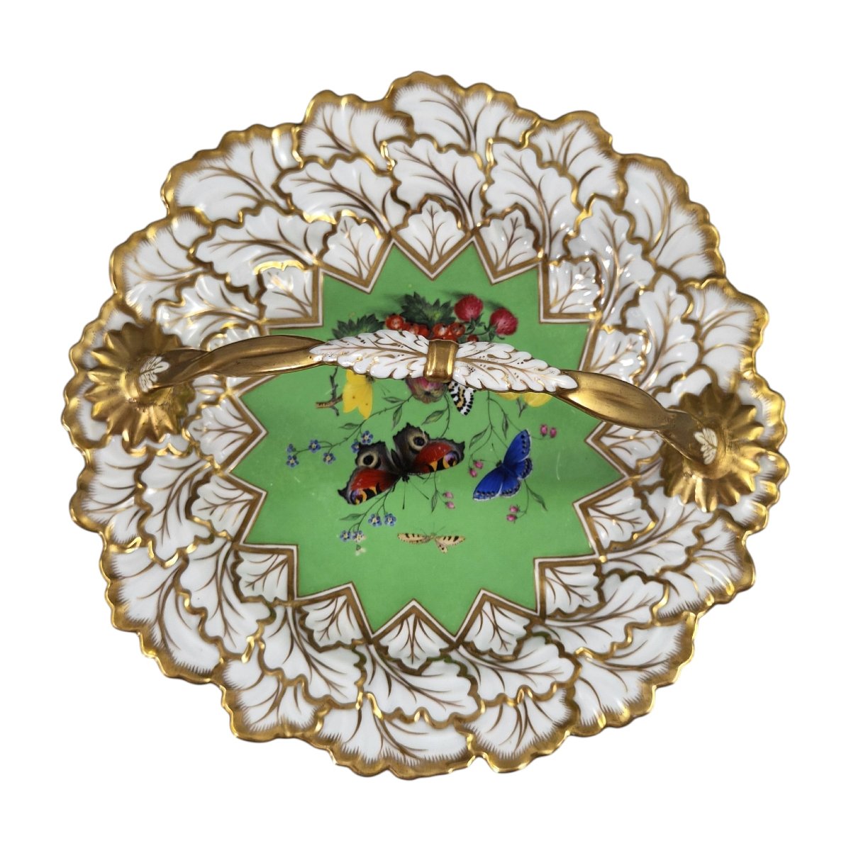 Flight, Barr & Barr Worcester Porcelain Basket, C.1820-1825-photo-1