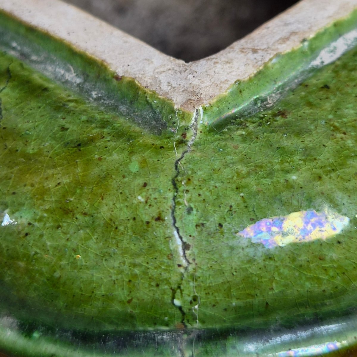 Antique Chinese Sancai Glazed Pottery Waterpot Liao Dynasty-photo-7