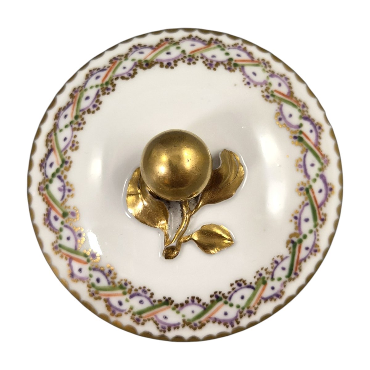 Royal Sèvres Porcelain Teapot, Louis XVI Period, Théière Calabre, Circa 1788-photo-1