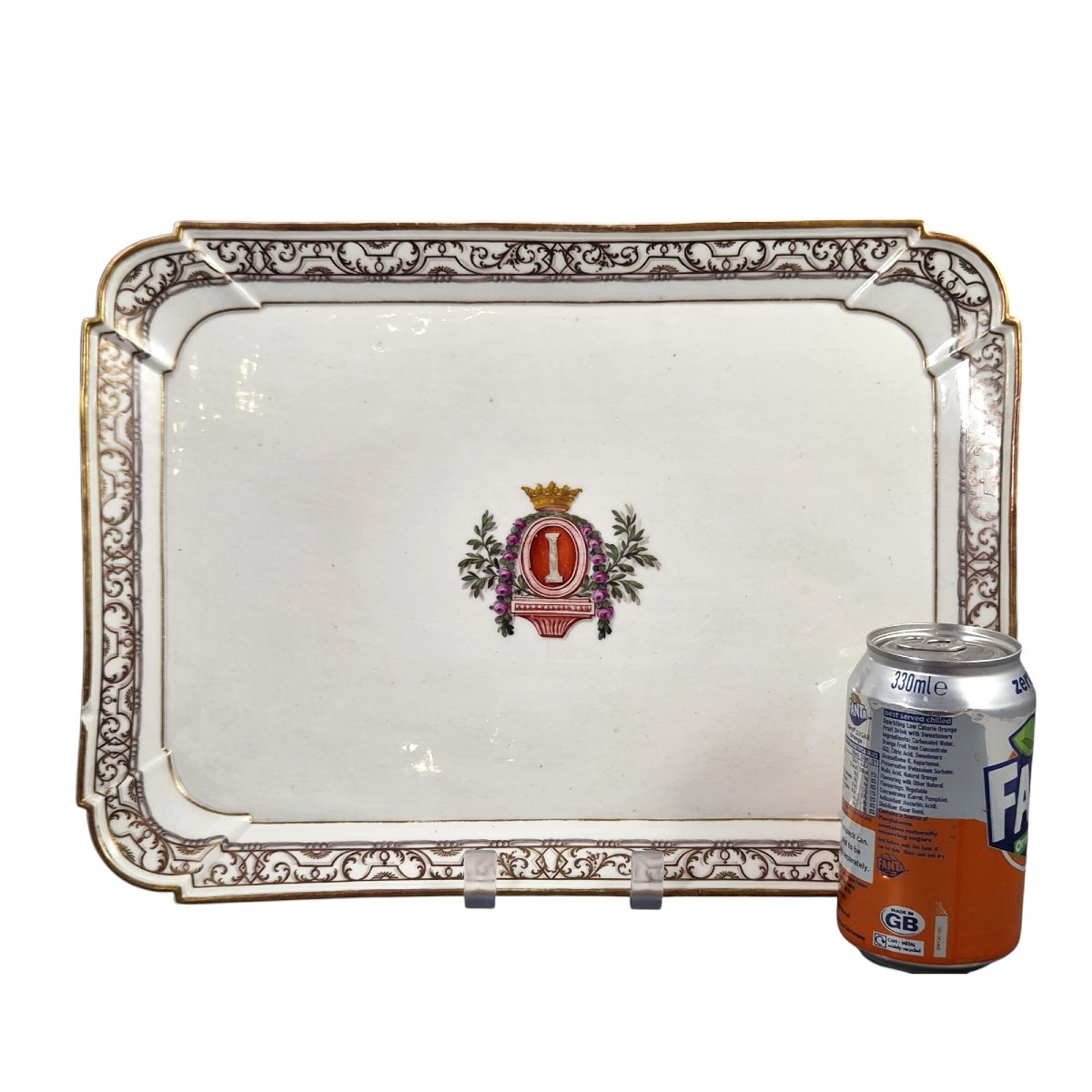 Ludwigsburg, plateau royal à monogramme couronné, vers 1765–1785-photo-6