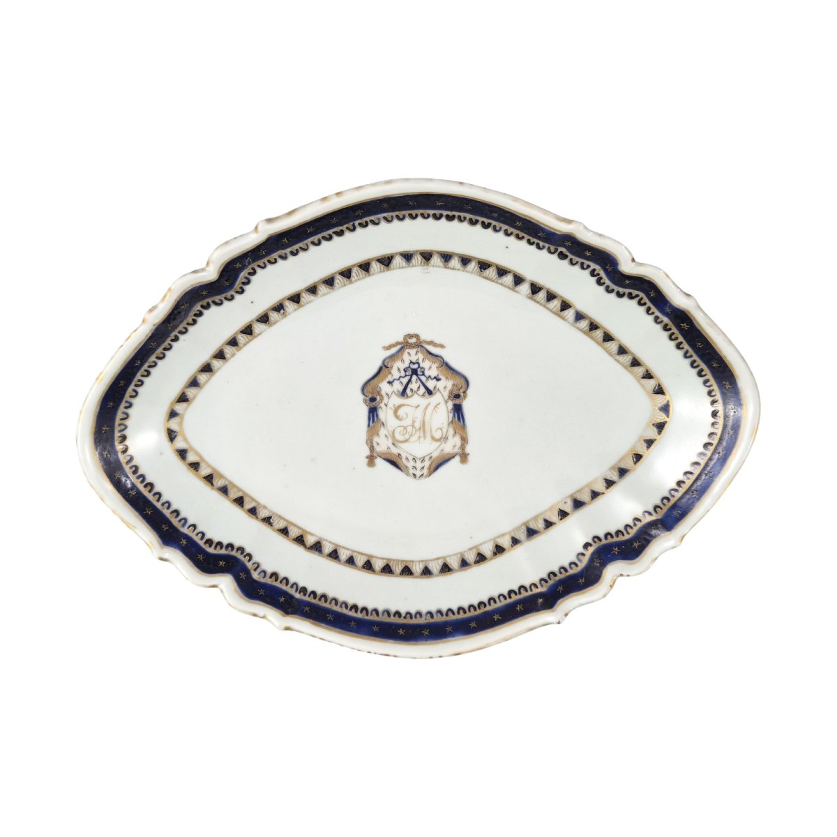 Partial Set Of Export China Porcelain, Monogrammed "jm," Circa 1785–1795-photo-2