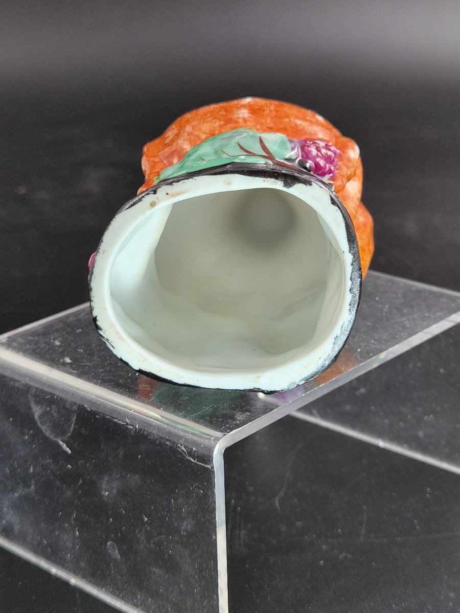 Rare Royal Staffordshire Porcelain Stirrup Cup, Circa 1820-1840 -photo-2