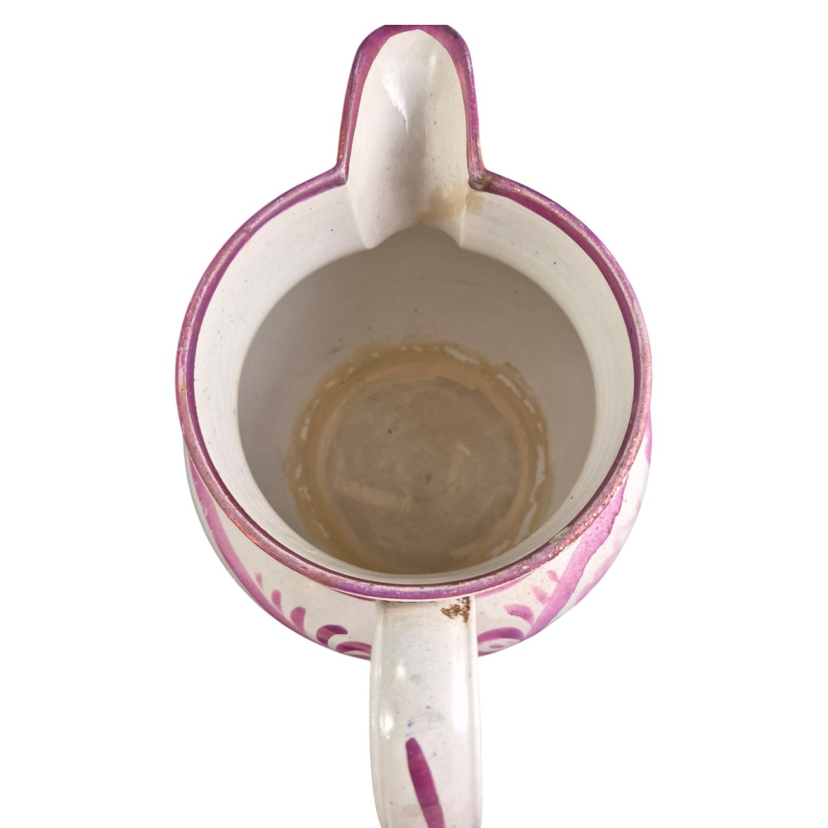 Sunderland Masonic Pitcher In Pearlware With A Pink Lustre, Circa 1850-photo-5