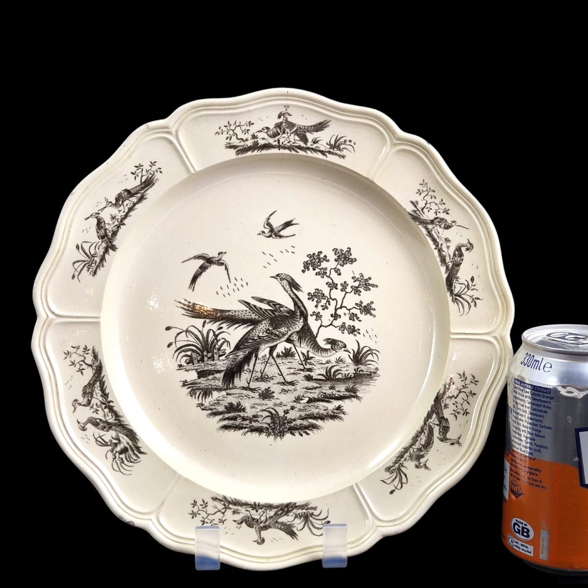 Leeds Pottery, Deux Assiettes « Liverpool Birds », vers 1770–1780-photo-7