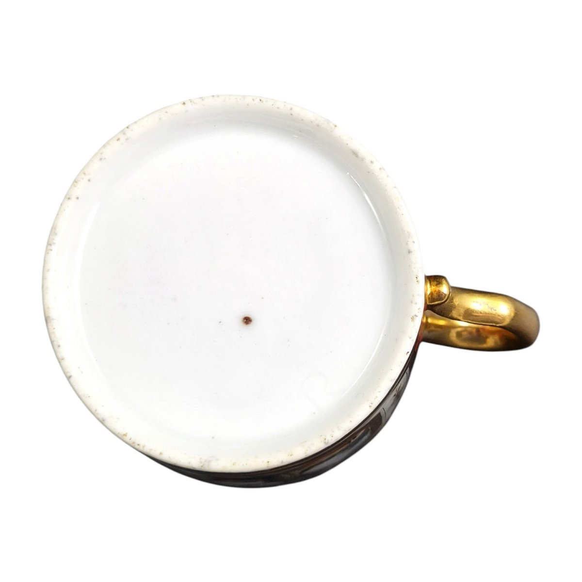"vieux Paris" Porcelain Cup And Saucer, Landscapes And Military Trophies, Circa 1820-photo-5