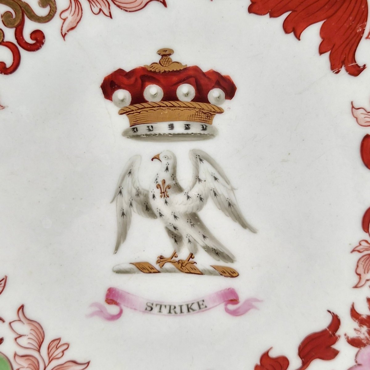 Assiette à dessert armoriée Flight, Barr & Barr Worcester, baron Hawke, vers 1815-photo-2