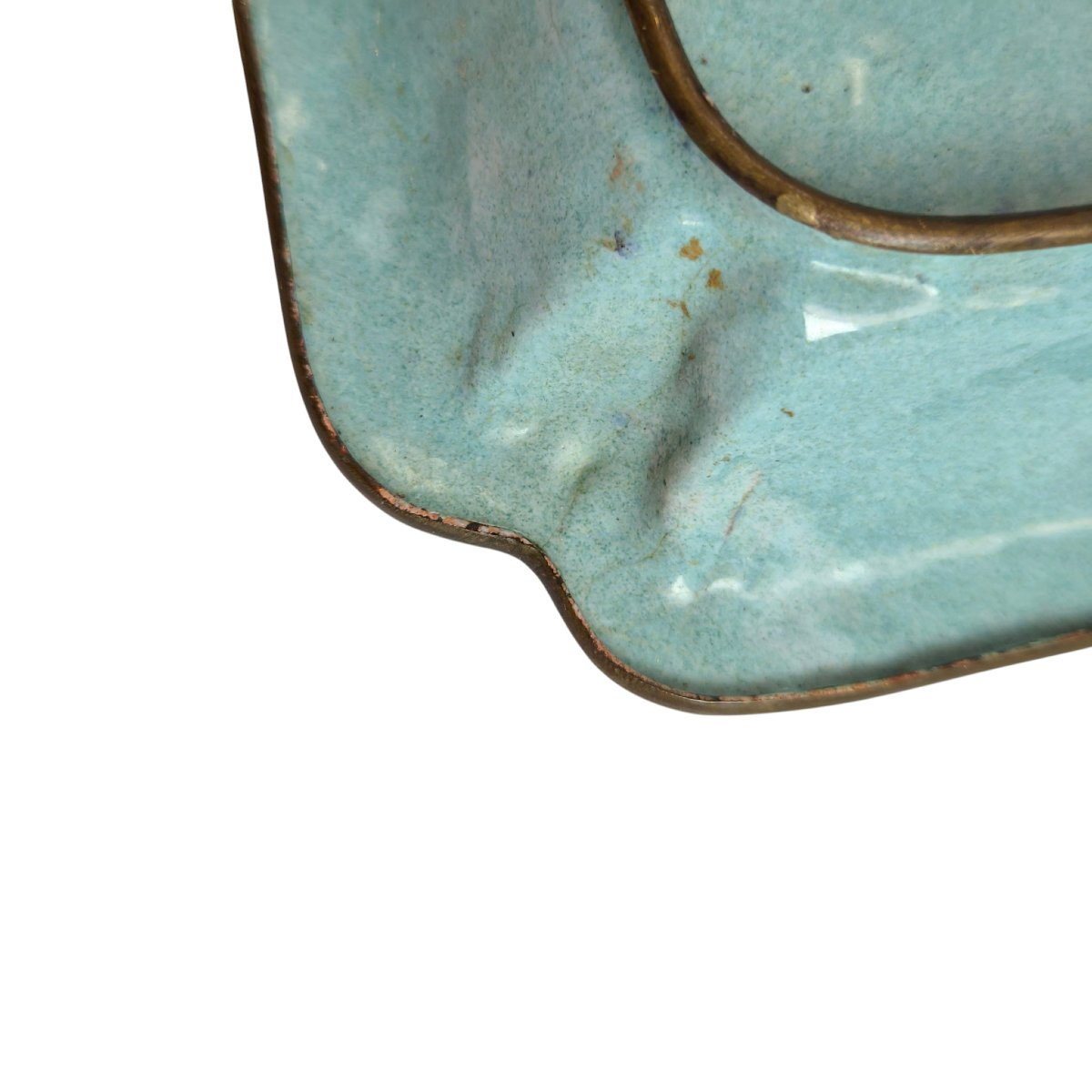 Assiette carrée en émail de Canton, export chinois, Qianlong, v. 1780-photo-5