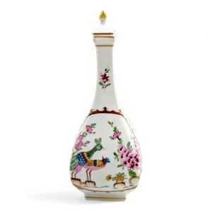 Flacon à Parfum En Porcelaine Thieme Potschappel Dresden, Vers 1902