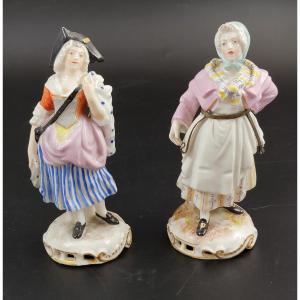 Figurines Samson – Vendeuses De Rue, Vers 1850