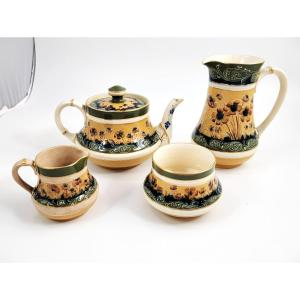 Service à thé « Florian Ware » pavots, William Moorcroft pour Macintyre,  1902