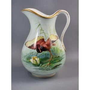 Verseuse Minton SIGNÉE par W. Mussill (1880), Artiste Ex-Sèvres