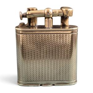 1920's Dunhill Unique B Straight-arm Gold-plated Petrol Lighter