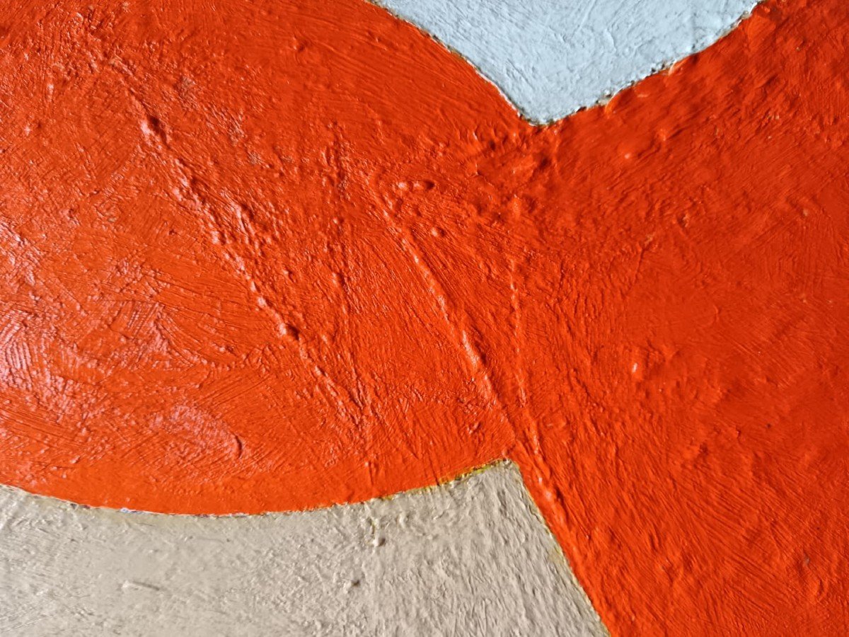 Expressionnisme abstrait. Huile sur toile "the Truro Beach" 73,5 X 56,3 Cm-photo-7