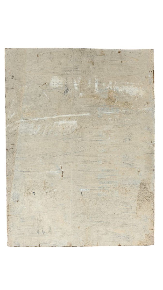 M.braun. Huile sur carton "l'église Saint-Barthélemy près du lac de Königsee" 40,3 X 30,4 Cm-photo-3