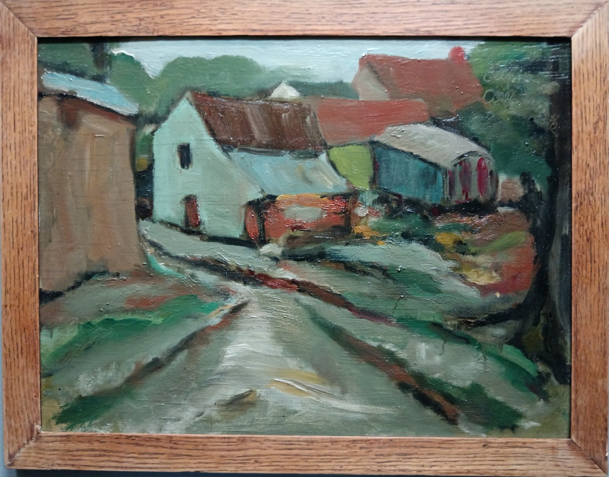 Fauvism "the Entrance To The Deserted Village"