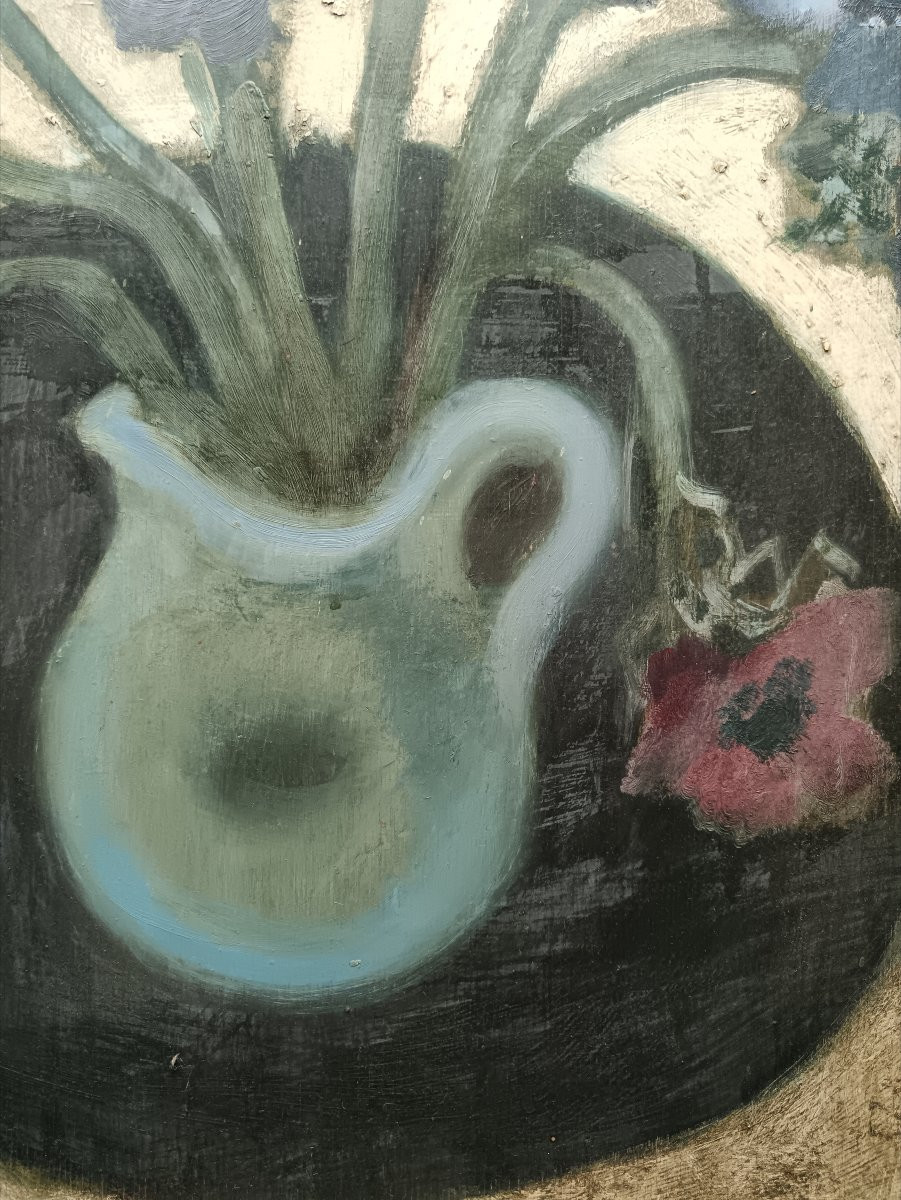 Jacques Falcou "the Bouquet Of Anemones"-photo-3