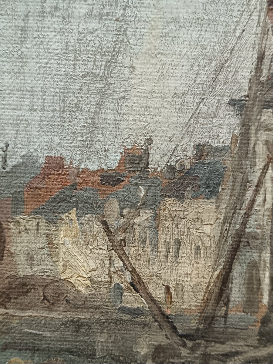 Louis Joseph Désiré Crépin "canal In Brussels"-photo-6