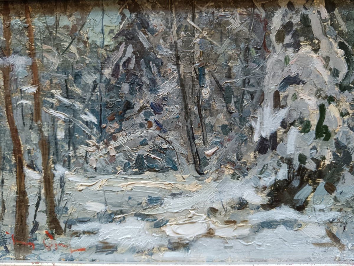 Konstantin Ermolitchev "the Forest In Winter"-photo-2