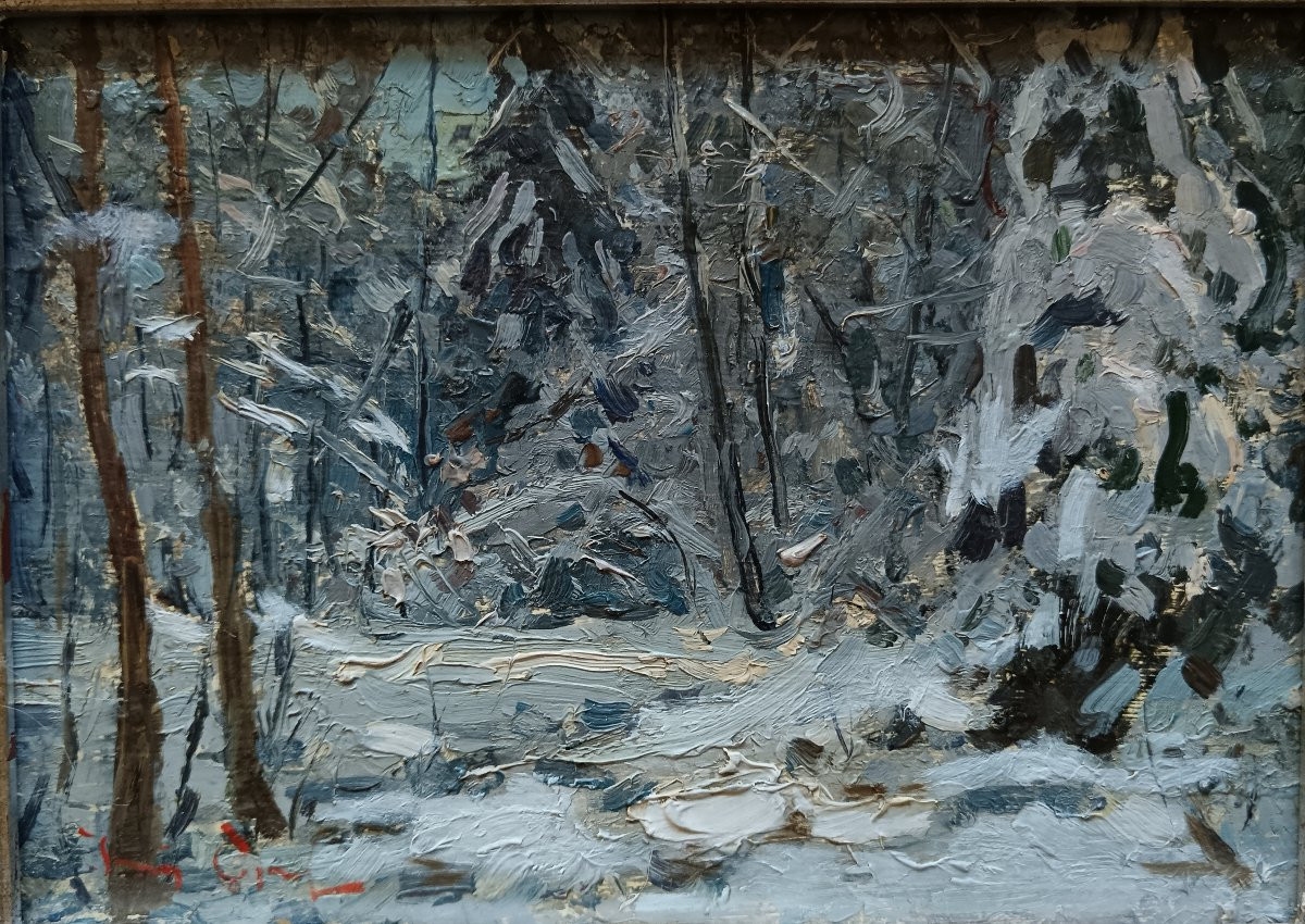 Konstantin Ermolitchev "the Forest In Winter"-photo-2