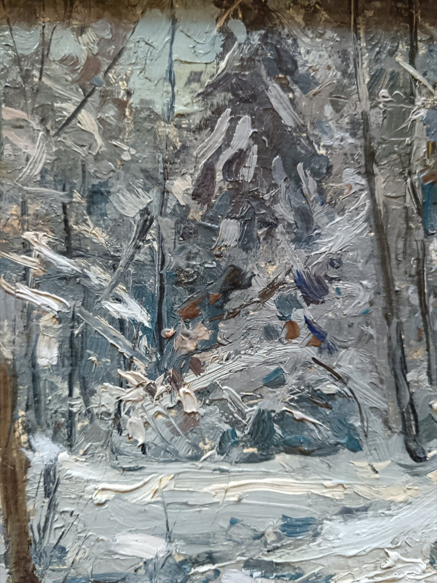 Konstantin Ermolitchev "the Forest In Winter"-photo-5
