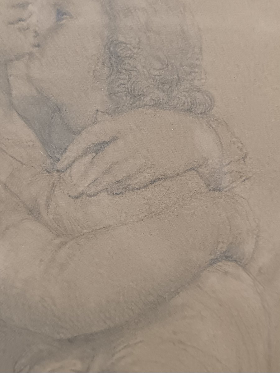 Henri Picou "maternal Embrace"-photo-1