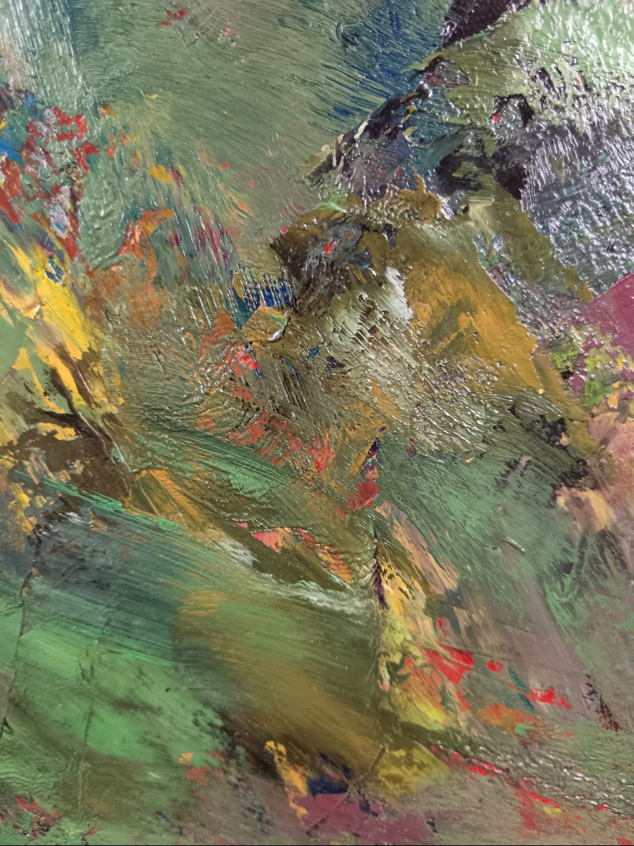Lyrical Abstraction "jazz Shadows"-photo-2