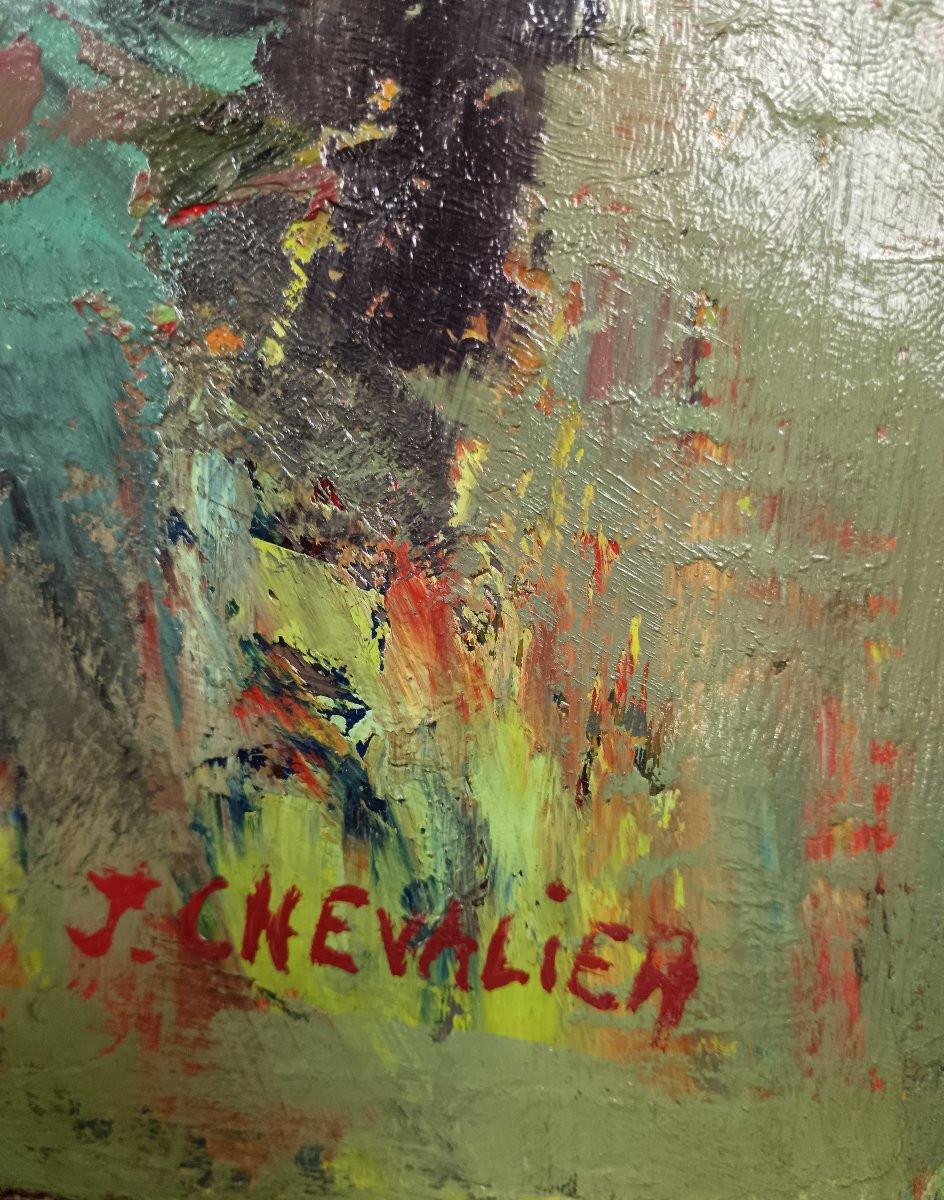Lyrical Abstraction "jazz Shadows"-photo-3