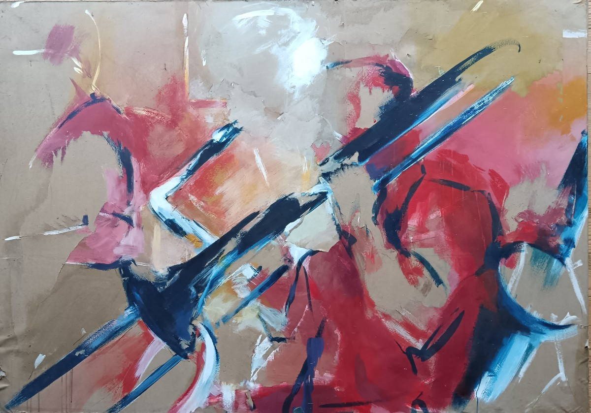 Figurative Abstraction "the Trumpeter"
