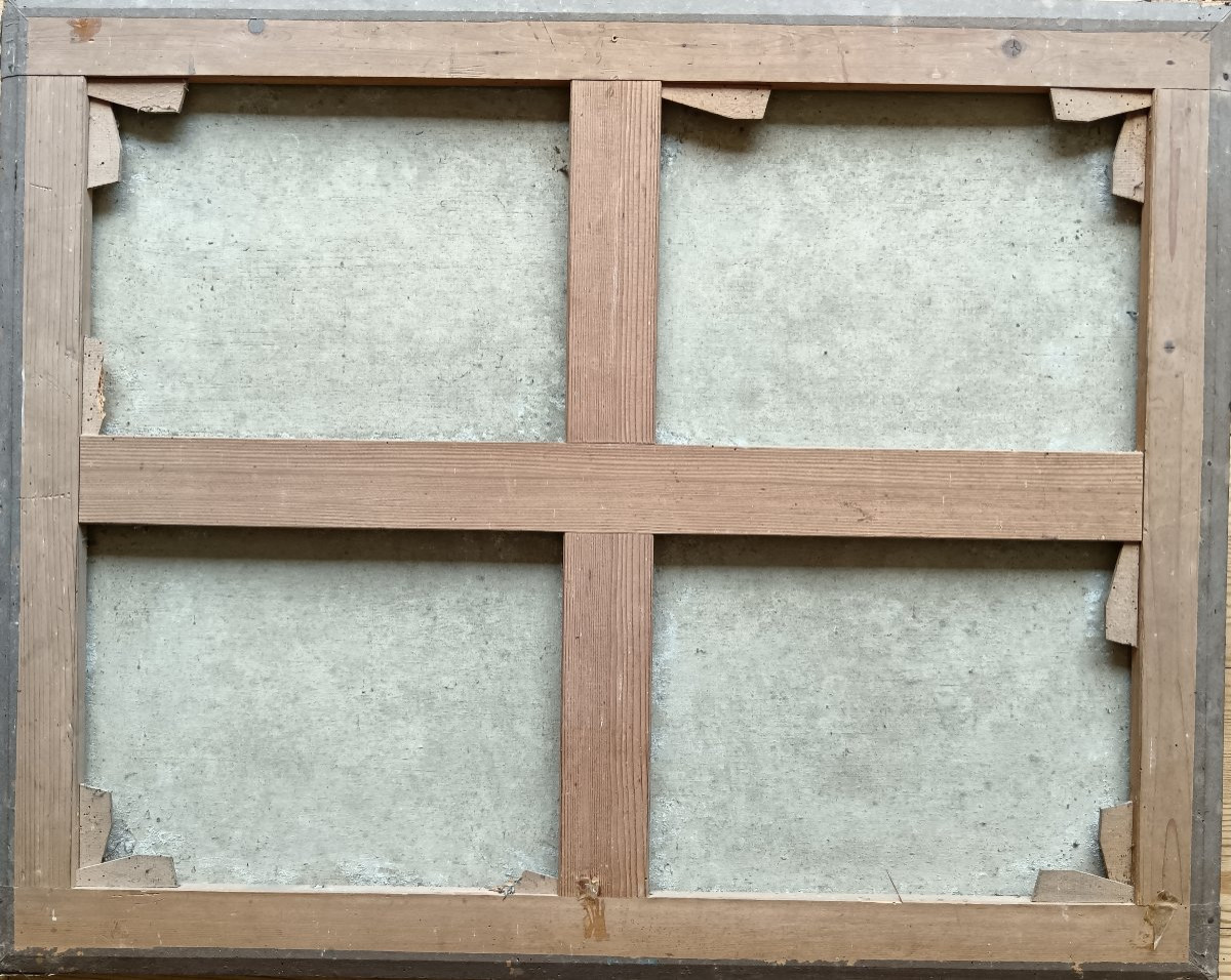 Ecole italienne du XVIIème siècle "Sainte Catherine de Sienne"-photo-1