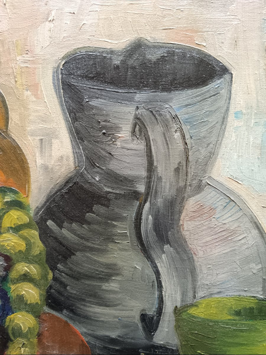 Ecole moderne "nature morte bigarrée"-photo-2