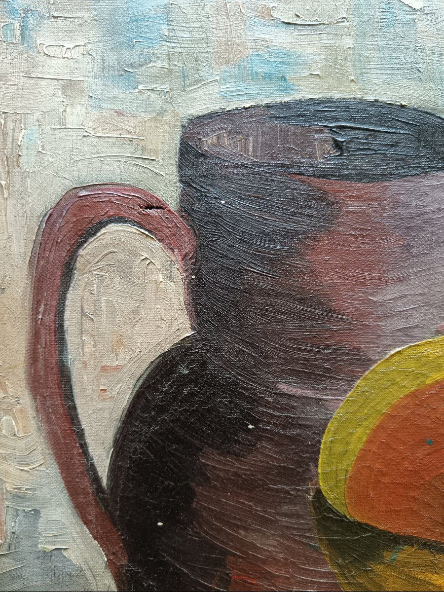 Ecole moderne "nature morte bigarrée"-photo-5