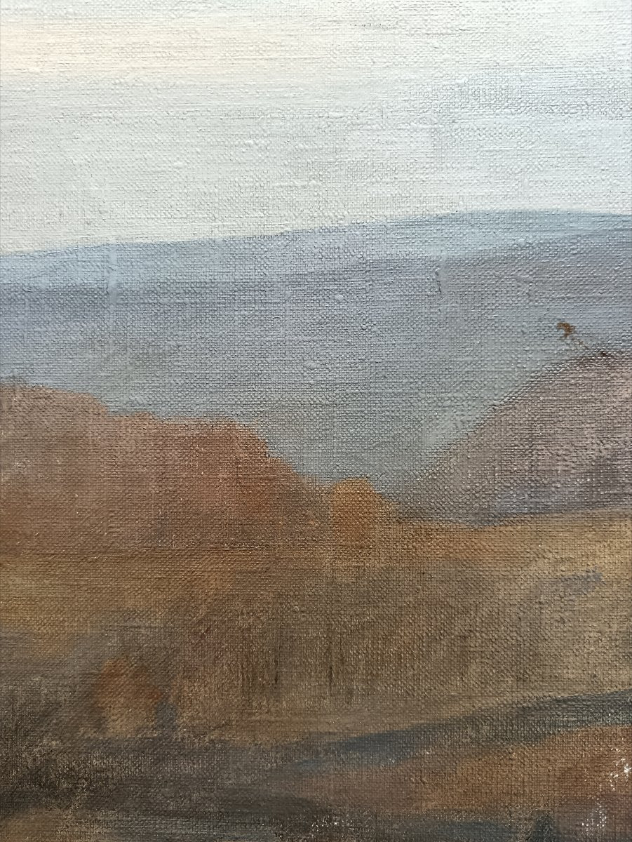 Eugène Edmond Thiery "paysage vallonné" -photo-4