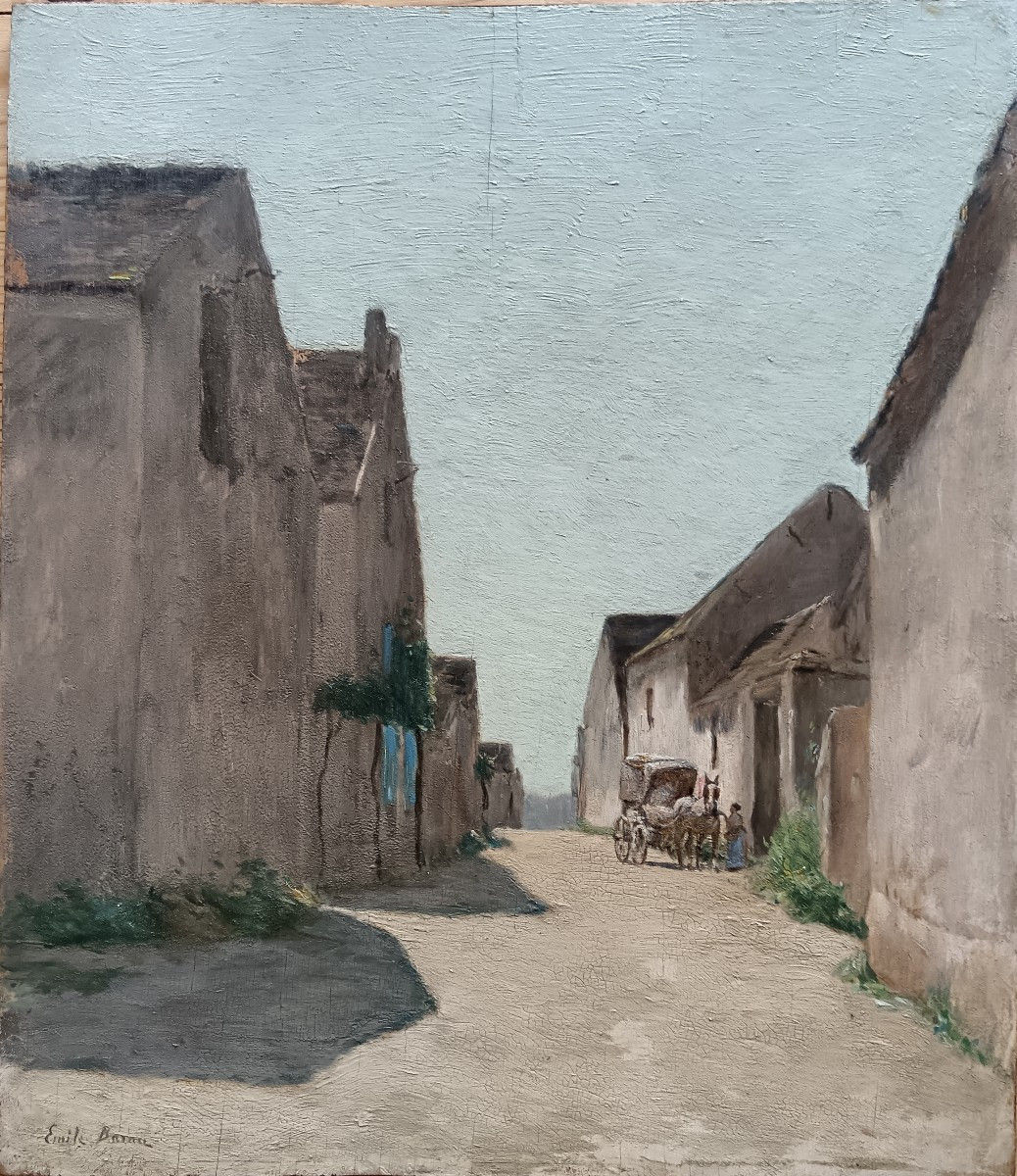Emile Barau "departure For The City, A Sunny Day"