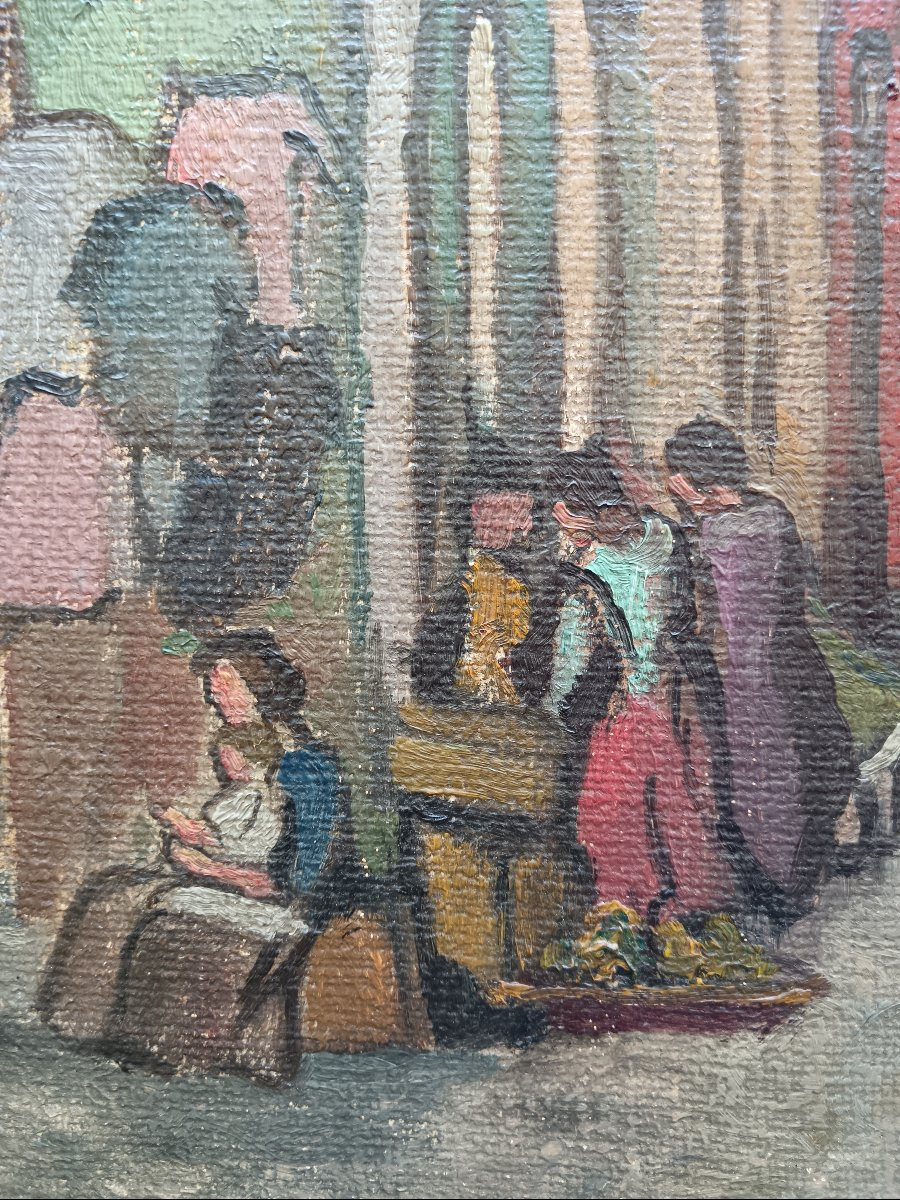 Juliaan Severin  "petit marché dans le vieux Nice"-photo-3