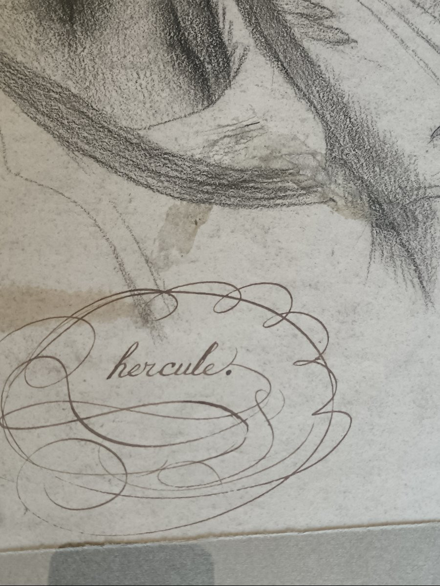 Dessin d'après l'antique "Hercule"-photo-3