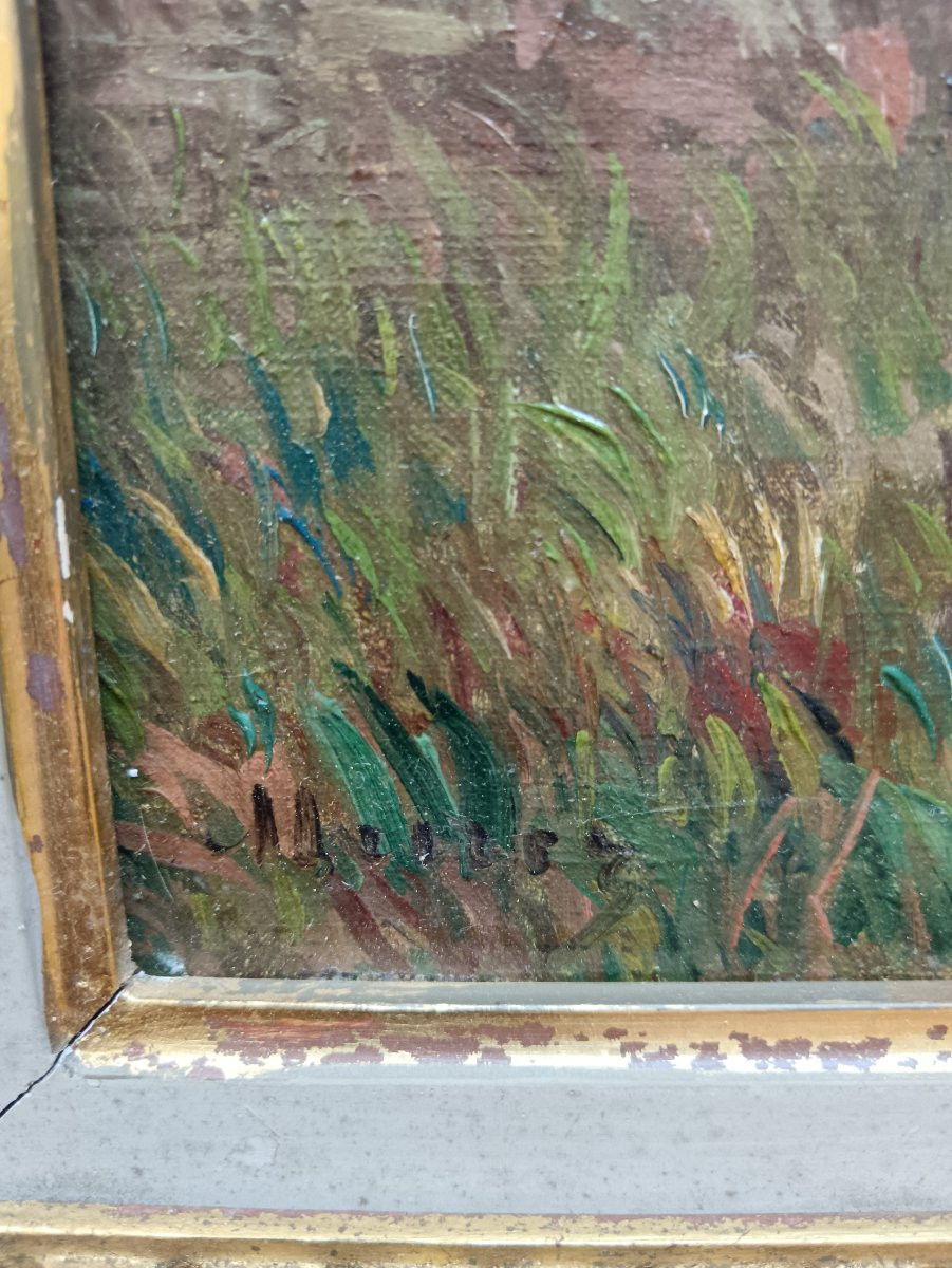 Léopold Muller "the Farm At The Edge Of The Woods"-photo-2