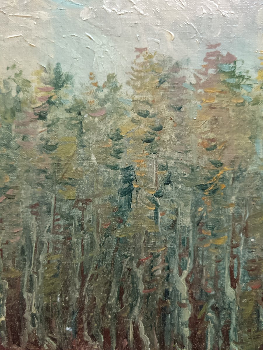 Léopold Muller "the Farm At The Edge Of The Woods"-photo-6