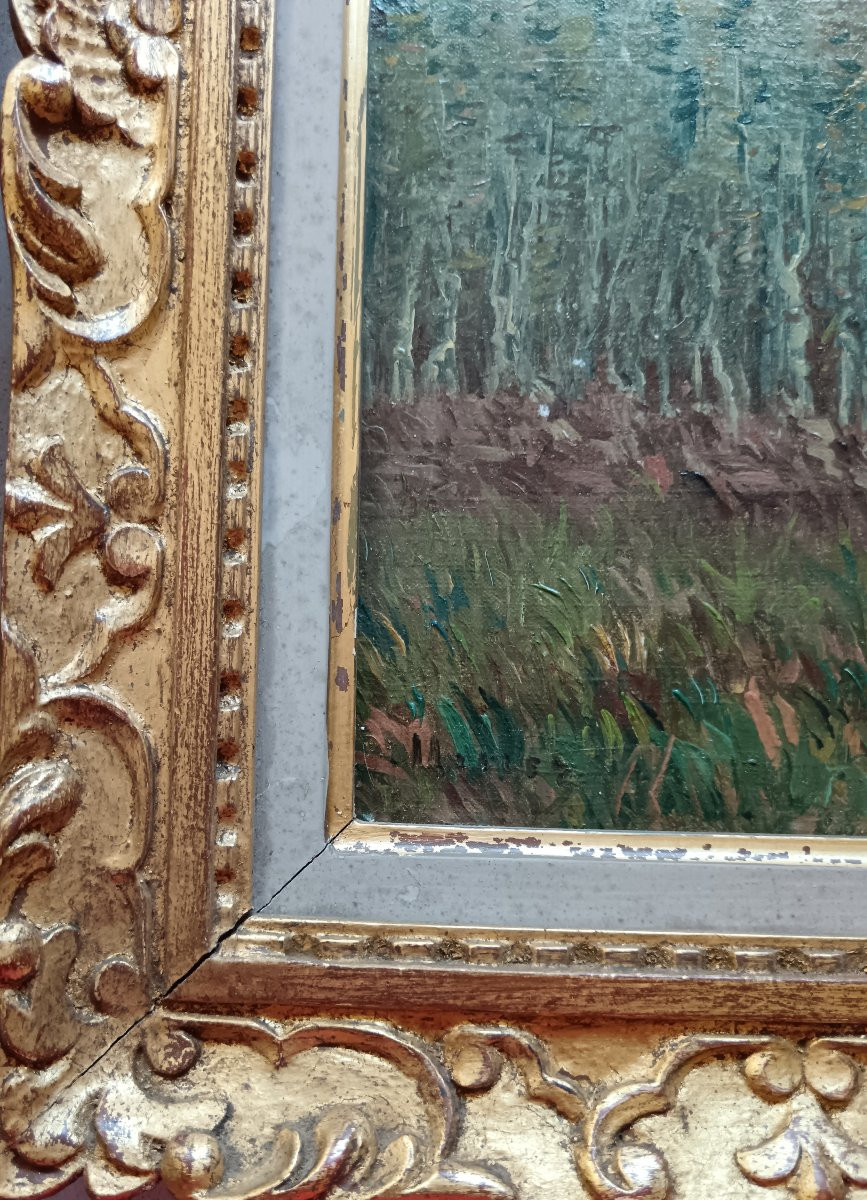 Léopold Muller "the Farm At The Edge Of The Woods"-photo-7