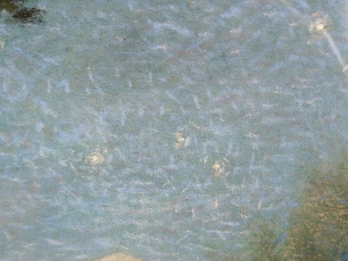 Paul Ingelrans "le pont sur le Loing et la tour de Ganne vus de la berge"-photo-4