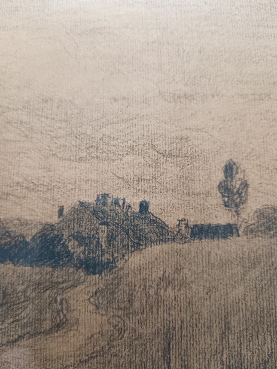 Louis Alexandre Bouché "sur le chemin du village"-photo-8