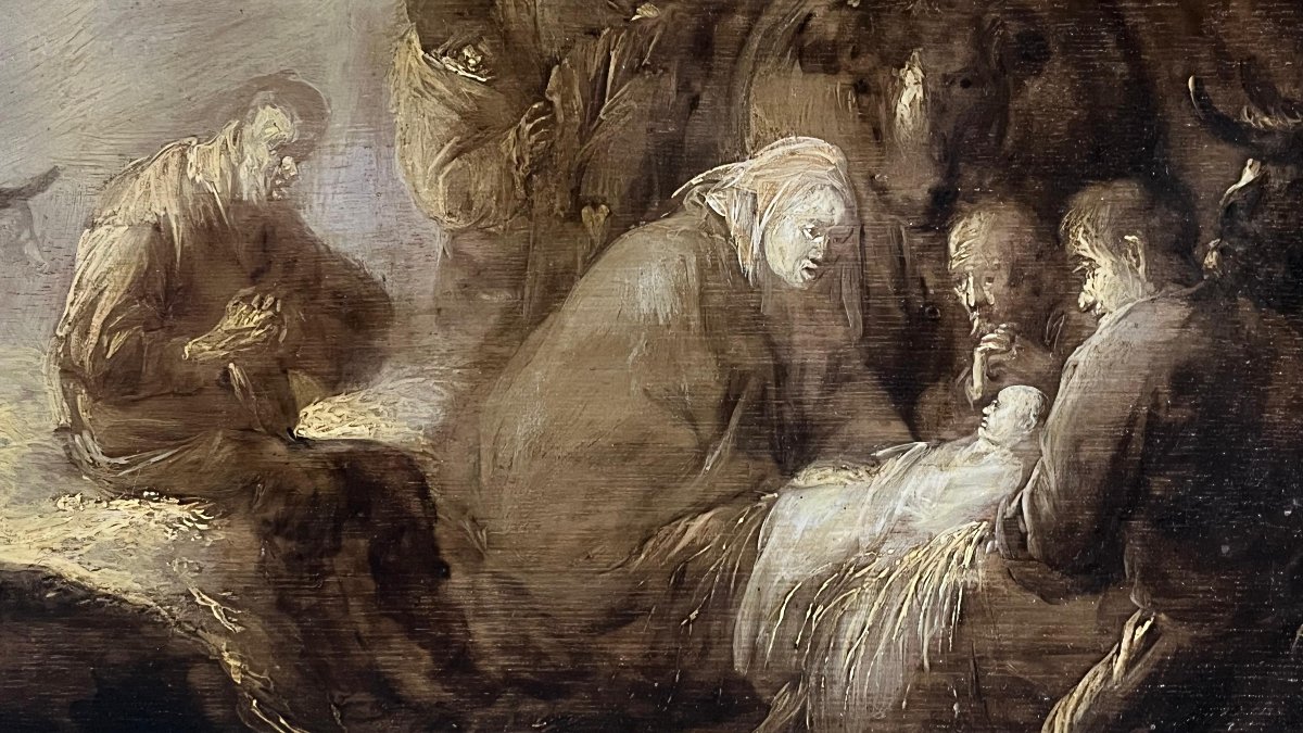 Benjamin Cuyp "the Adoration Of The Shepherds"-photo-6