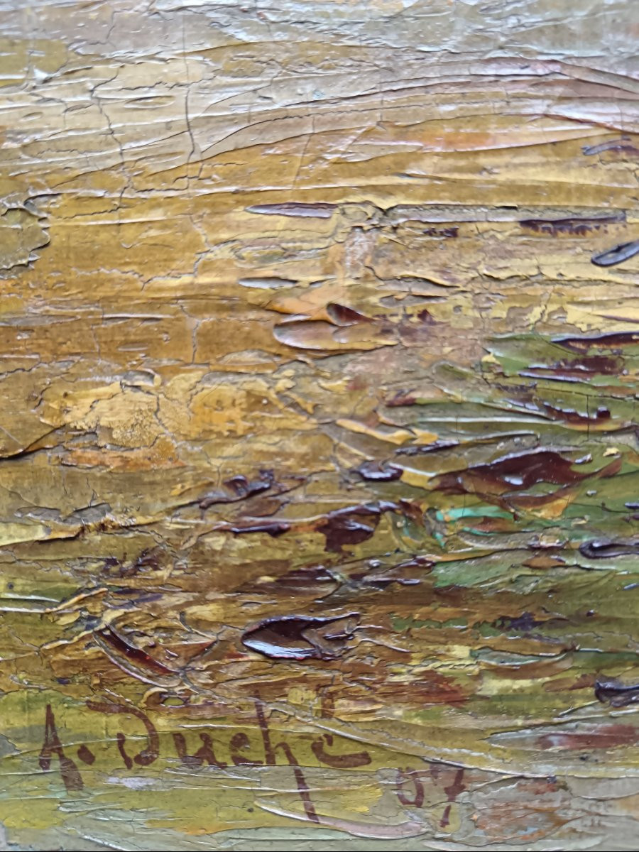 Neo-impressionist School "indian Summer"-photo-2