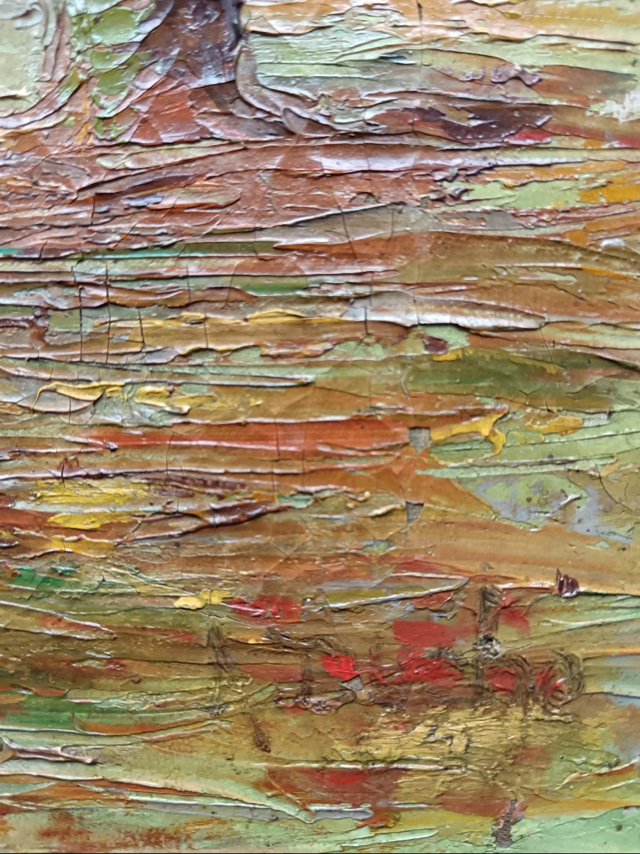 Neo-impressionist School "indian Summer"-photo-2