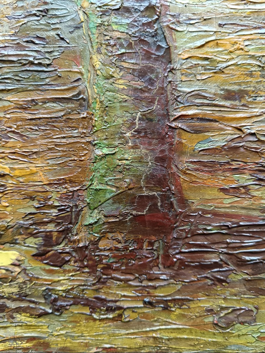 Neo-impressionist School "indian Summer"-photo-3